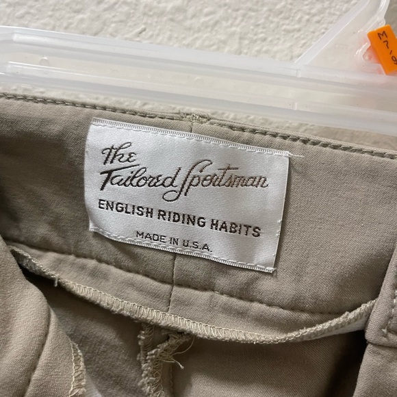 The Tailored Sportsman Beige Riding Jeans - Picture 2 of 5